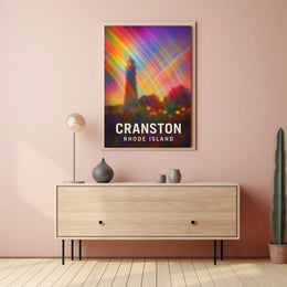 Cranston Rhode Island Scenic Minimalist Travel Poster