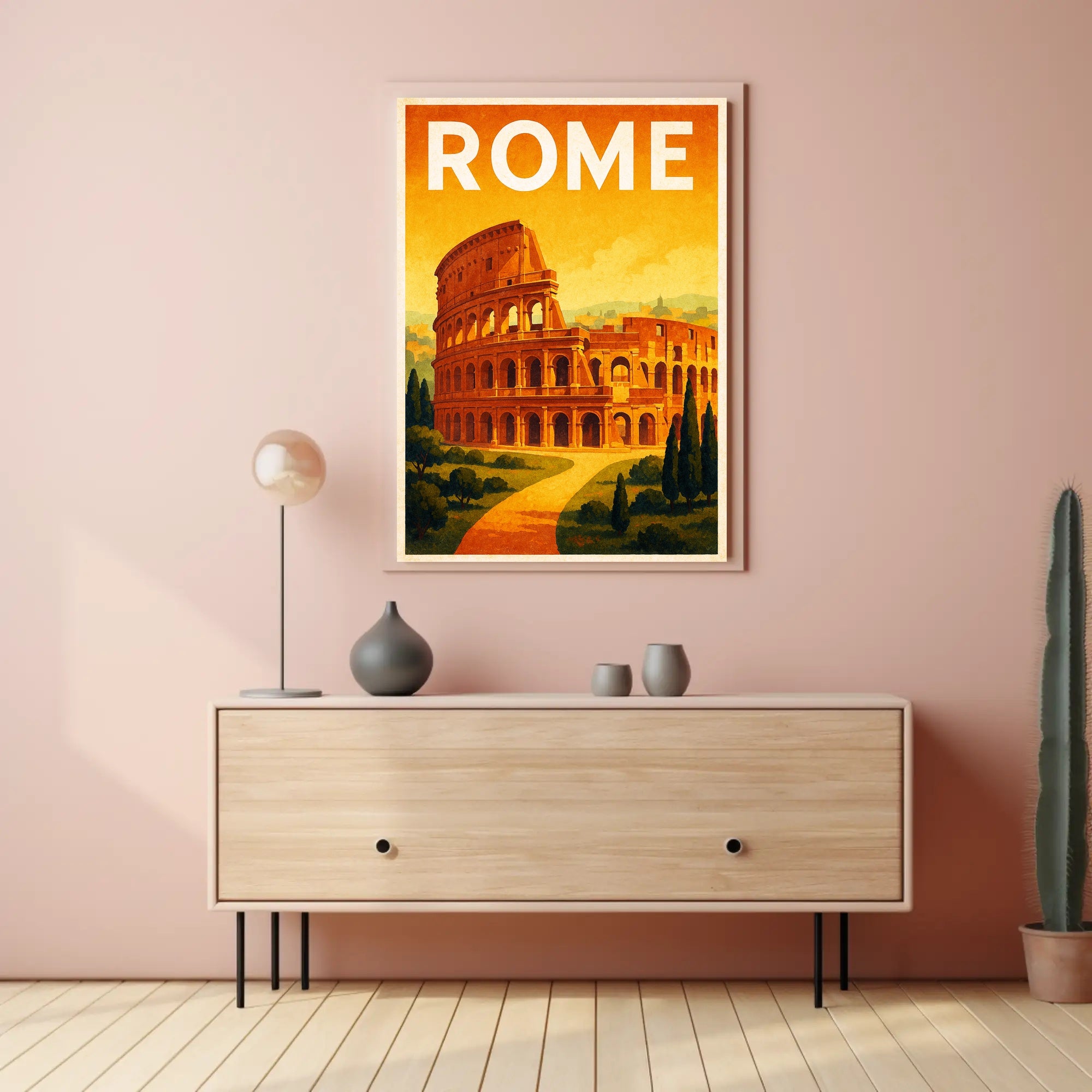 Rome Travel Poster PosterGoat