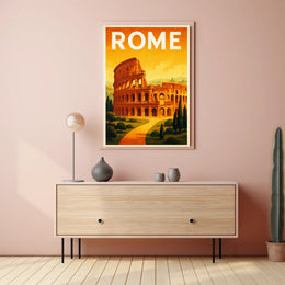 Rome Travel Poster PosterGoat