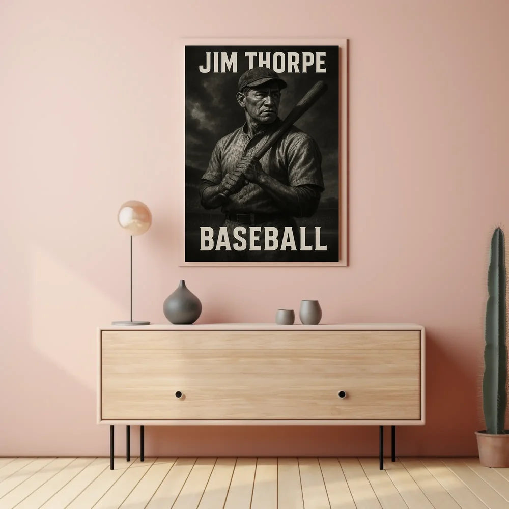 Vintage Baseball Nostalgia Art Poster