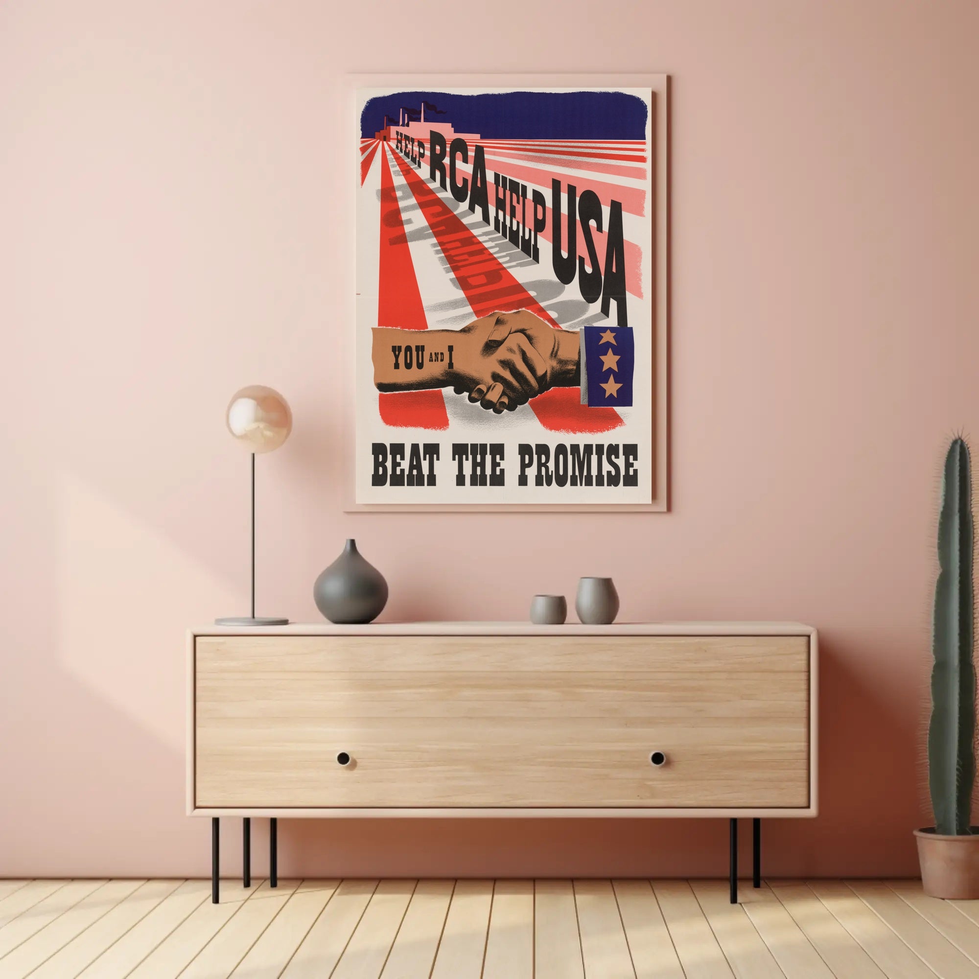 Help RCA, Help USA Poster PosterGoat