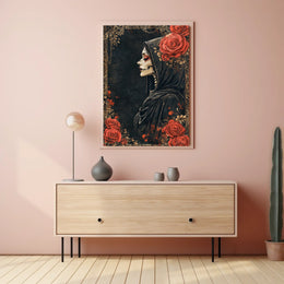 Day of the Dead Gothic Print Cultural or Heritage Poster