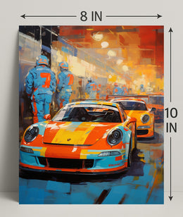 Racing Thrills Poster PosterGoat