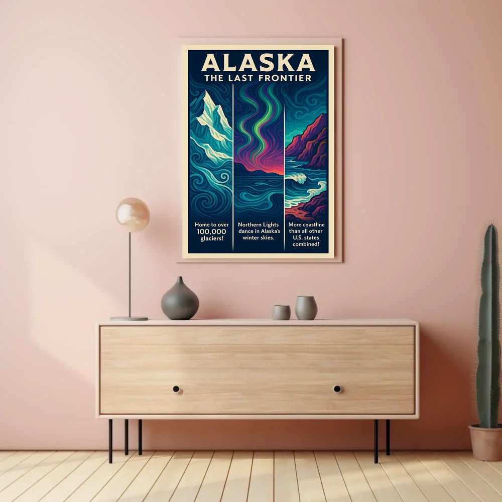 Alaska Poster Natural Beauty Museum Quality Print Decor
