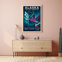 Alaska Poster Natural Beauty Museum Quality Print Decor