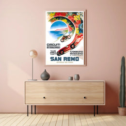 International Circuits in San Remo Poster