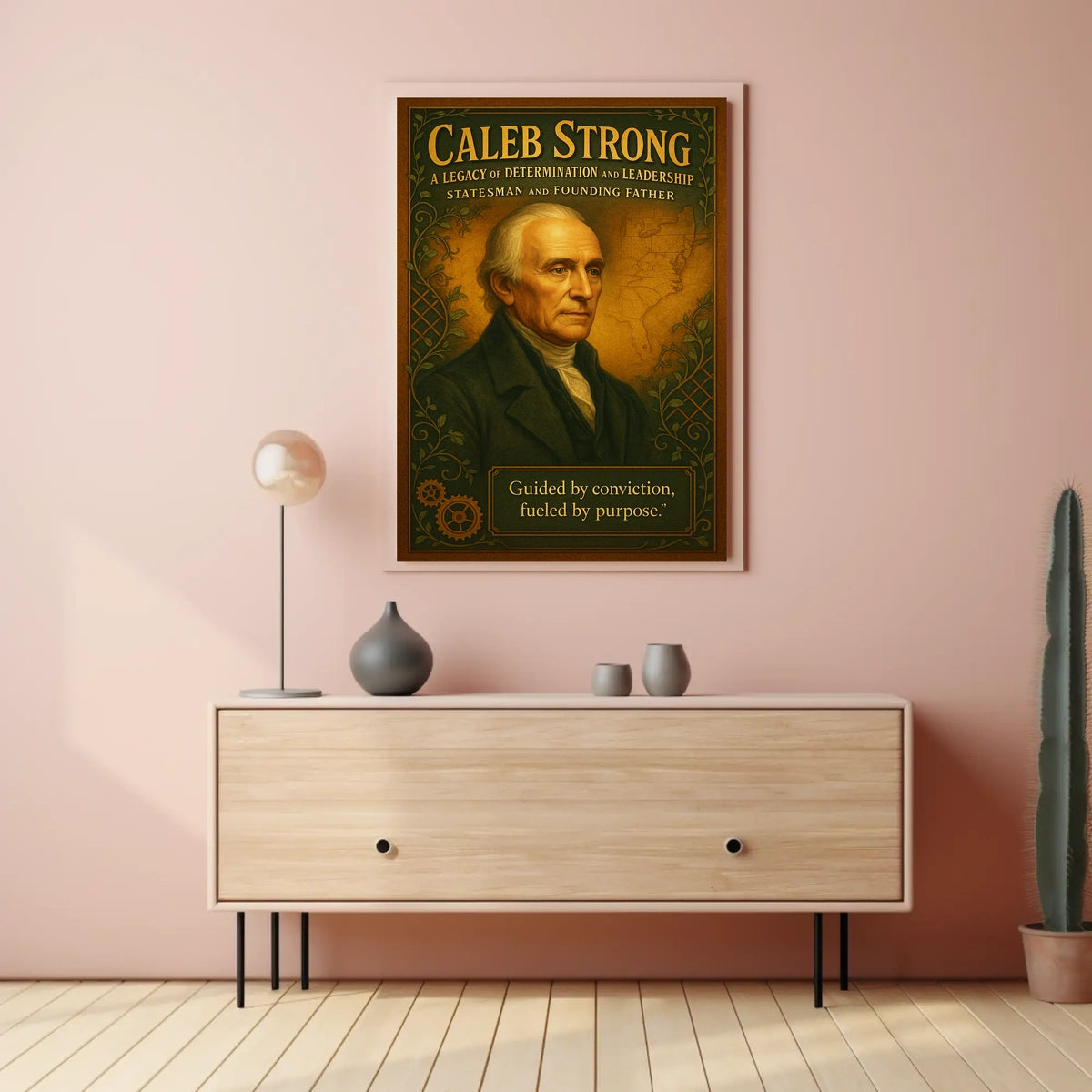 Caleb Strong A Legacy of Determination Poster
