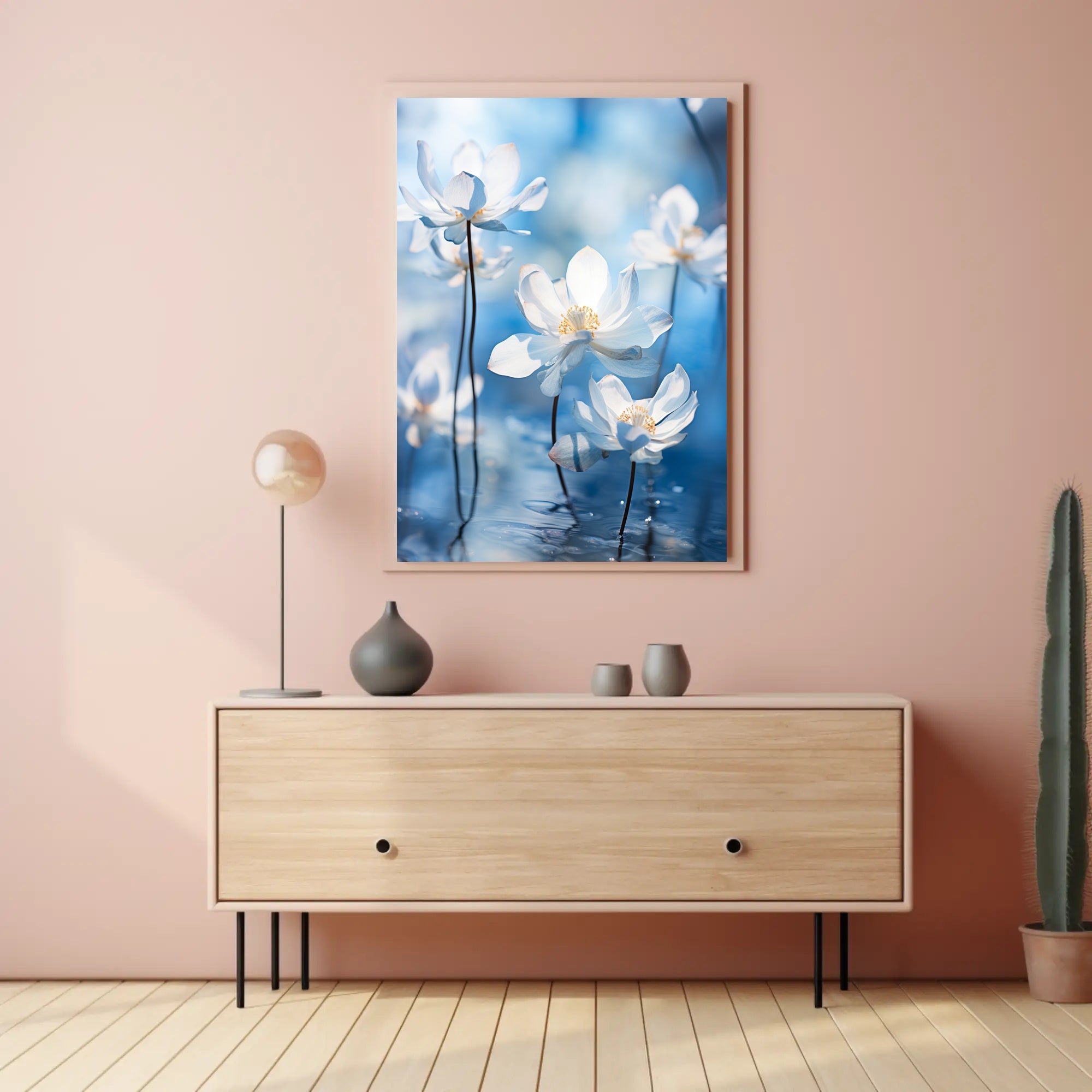 Serenity In Bloom Poster