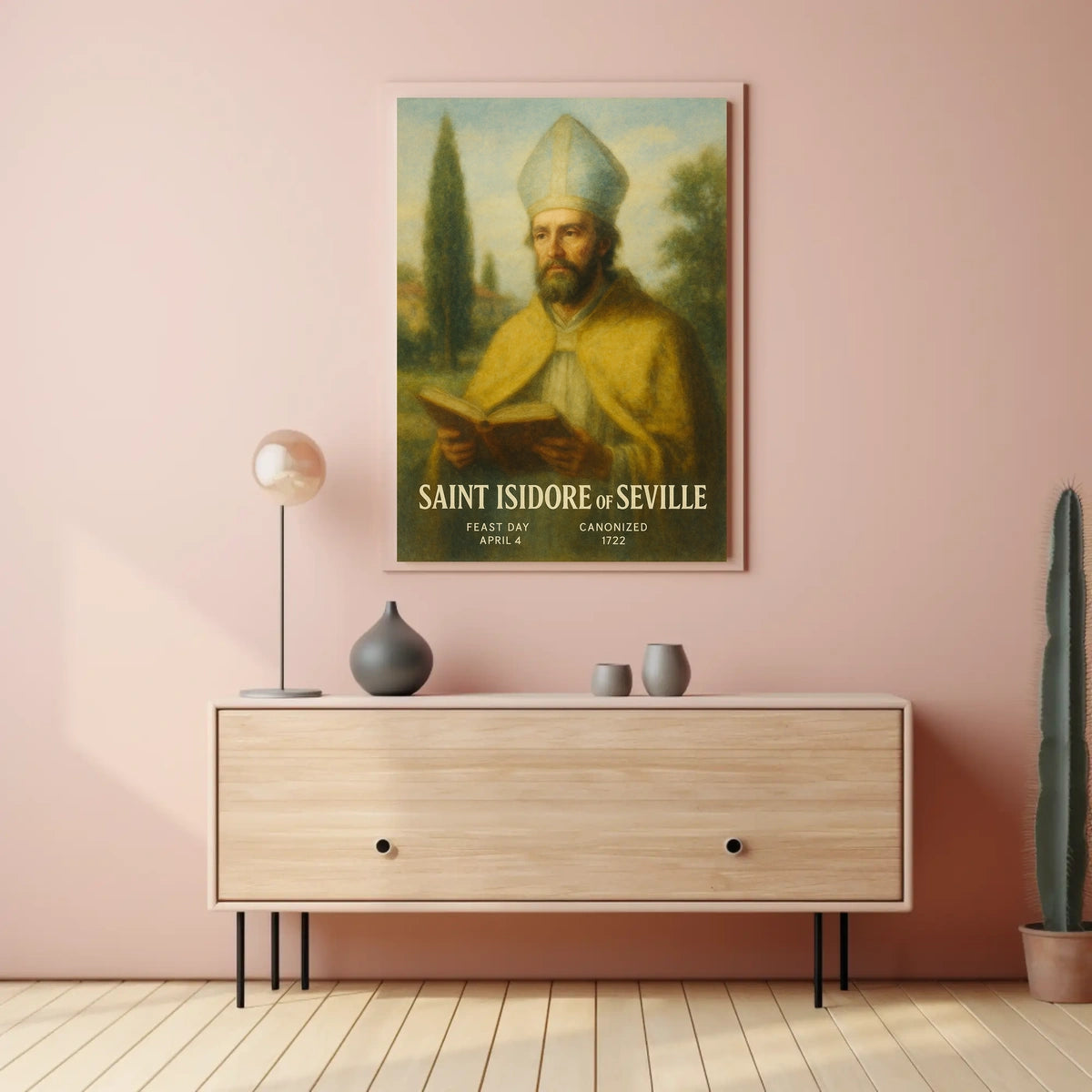 Saint Isidore Of Seville Poster