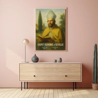 Saint Isidore Of Seville Poster
