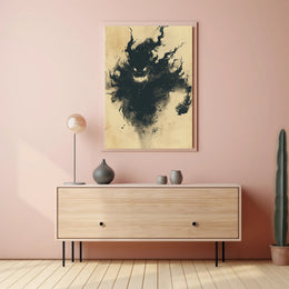 Shadowy Entity in Motion Poster PosterGoat