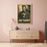 Jim Thorpe Iconic Athlete Poster