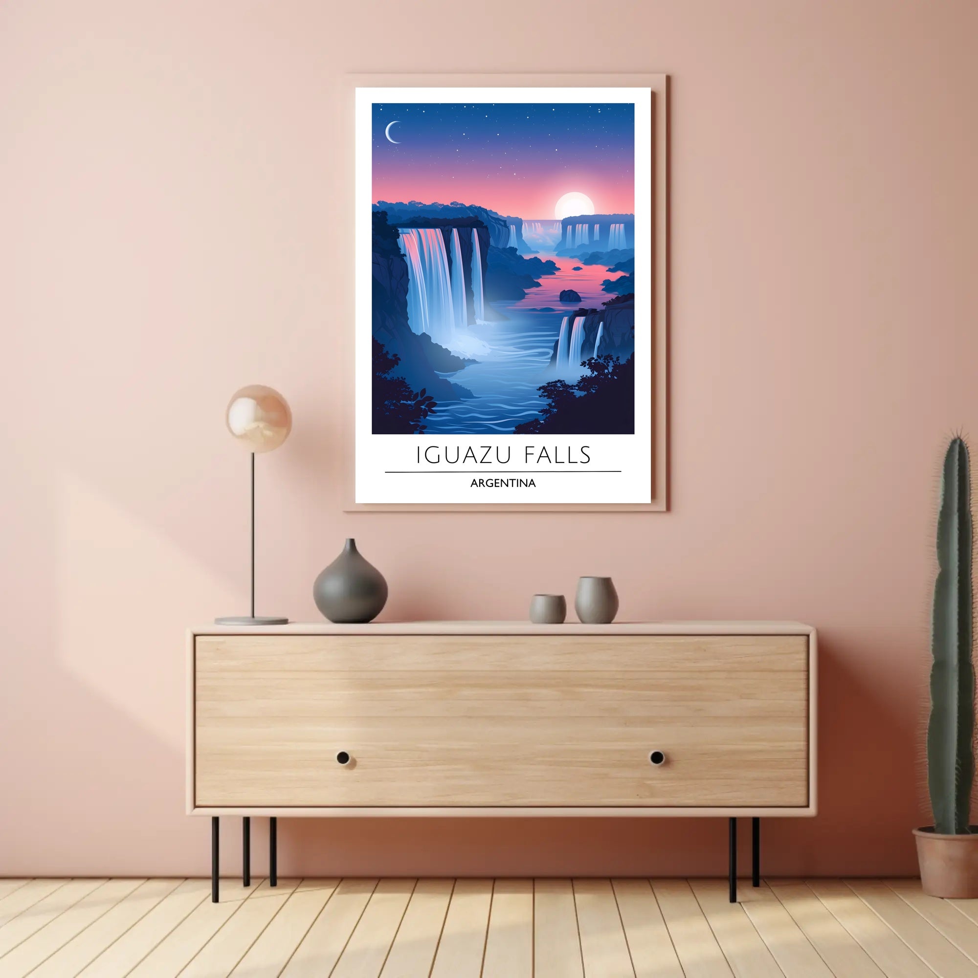 Iguazu Falls Dreamscape Travel Poster