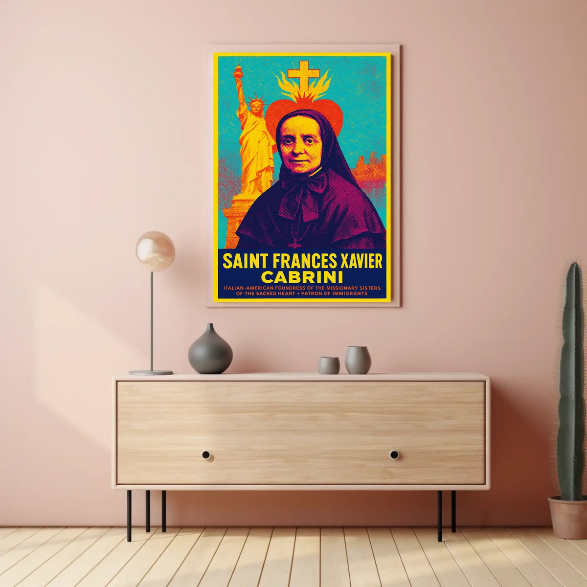 Saint Frances Xavier Cabrini Poster