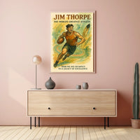 Jim Thorpe Icon of Athletic Excellence Jim Thorpe Poster