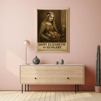 Saint Elizabeth Of Hungary Poster