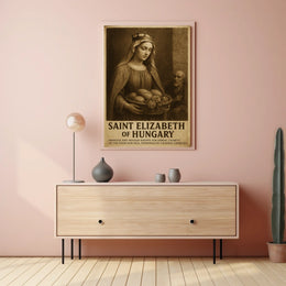 Saint Elizabeth Of Hungary Poster