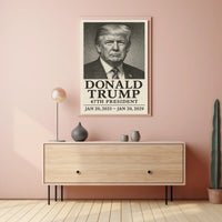 Trump 47th President Scenic Patriotic Decor Poster