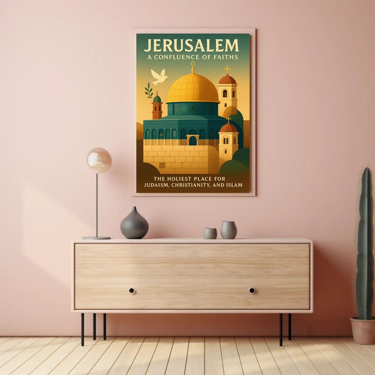 Jerusalem A Confluence Of Faiths Poster