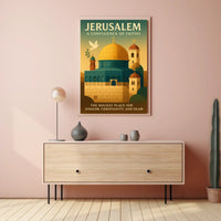 Jerusalem A Confluence Of Faiths Poster