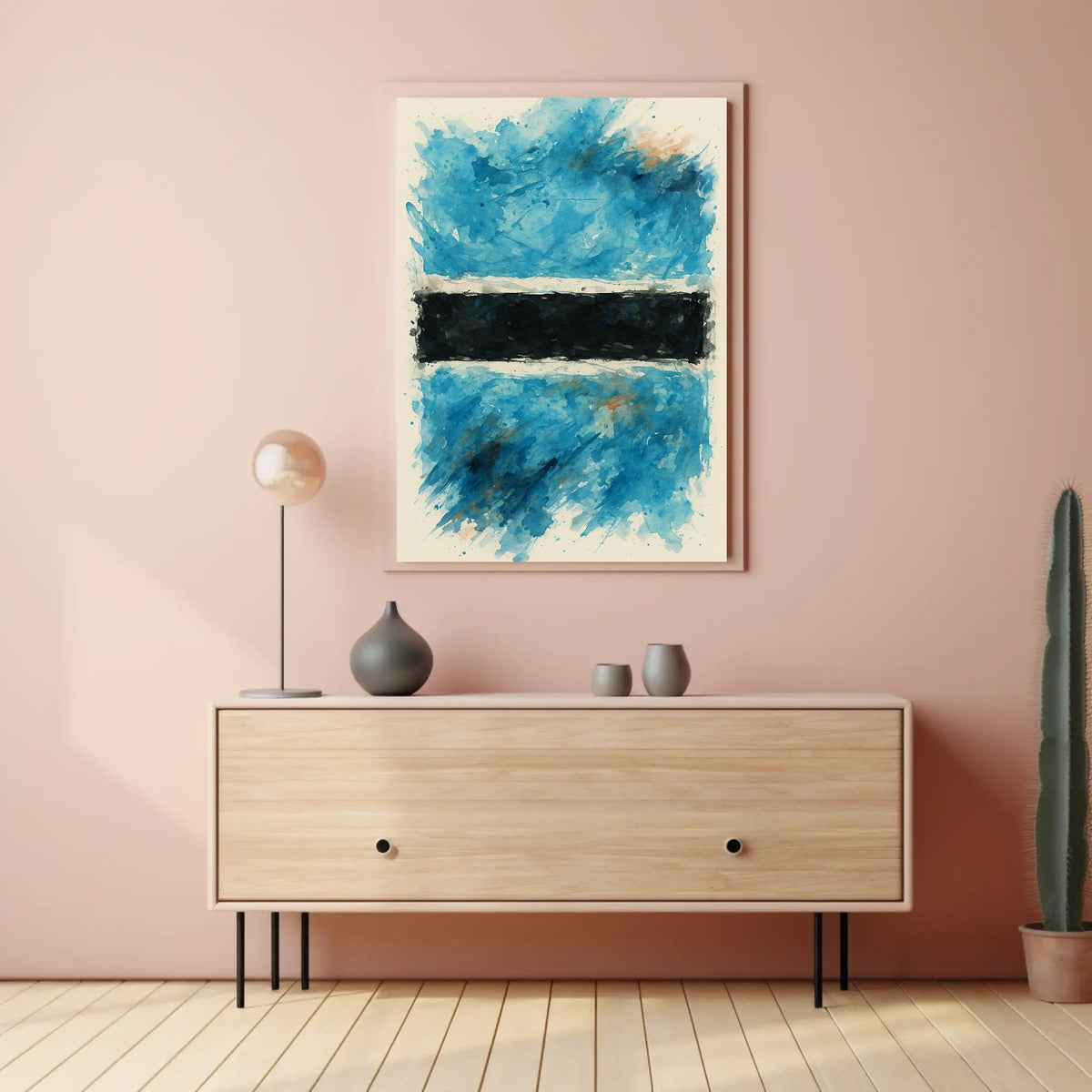 Abstract Watercolor Flag Abstract Poster