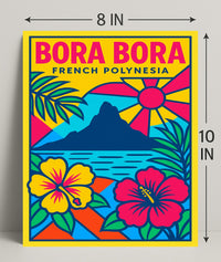Bora Bora French Polynesia Poster PosterGoat