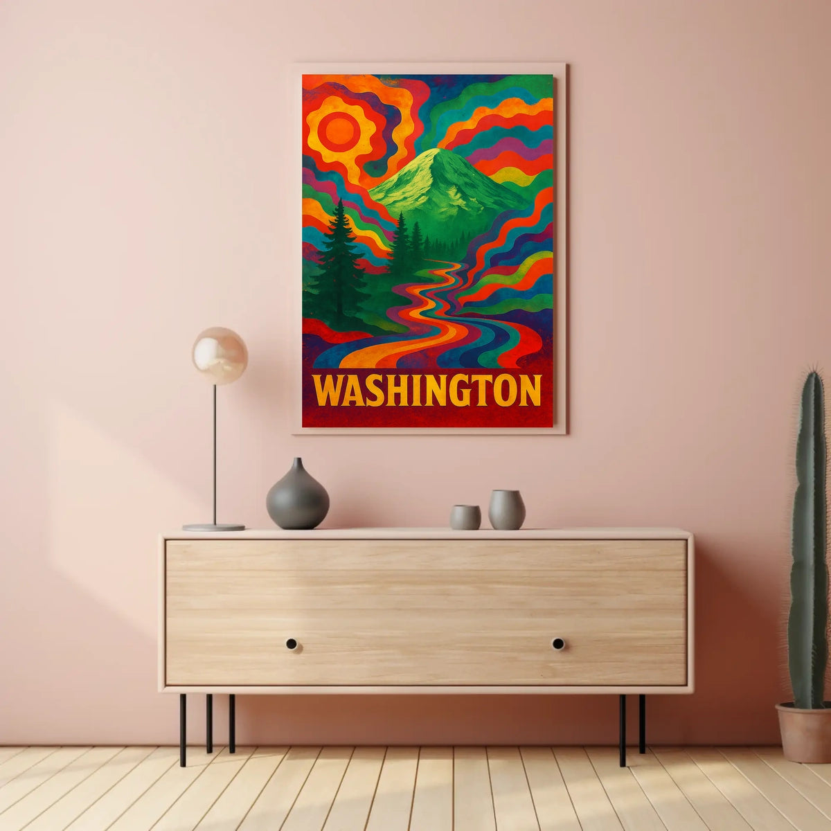 Vibrant Washington Landscape Poster