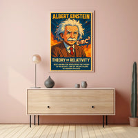 Albert Einstein Theory Of Relativity Poster