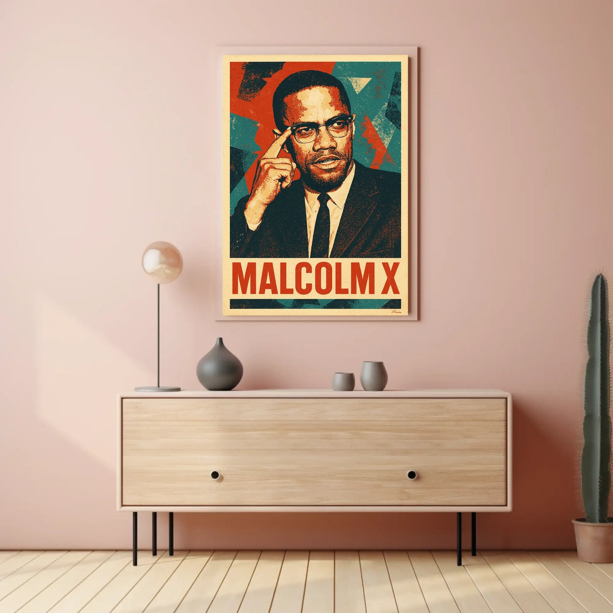 Malcolm X Poster