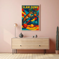 Slam Dunk Reindeer Poster
