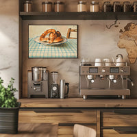 Cozy Breakfast Setting Poster
