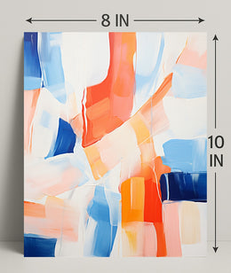 Abstract Color Symphony Abstract Poster