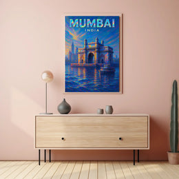 MumbaiS Iconic Gateway Poster