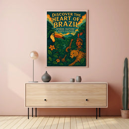 Discover The Heart Of Brazil Poster