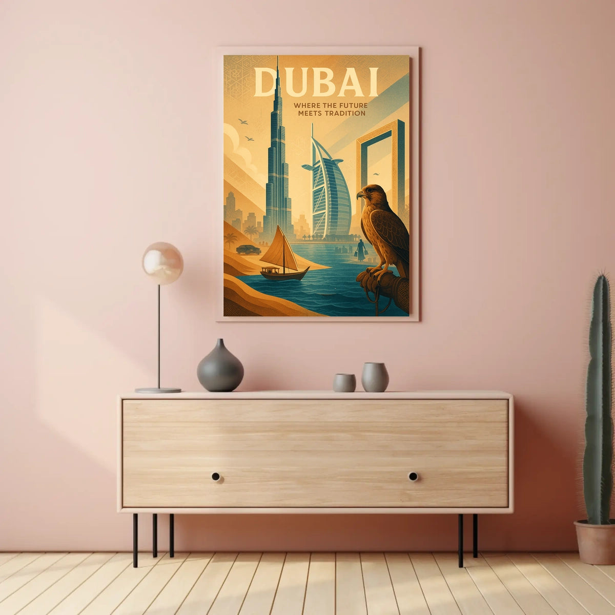 Dubai Poster For Modern Homes Harmonious Heritage Decor