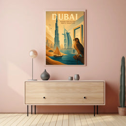 Dubai Poster For Modern Homes Harmonious Heritage Decor