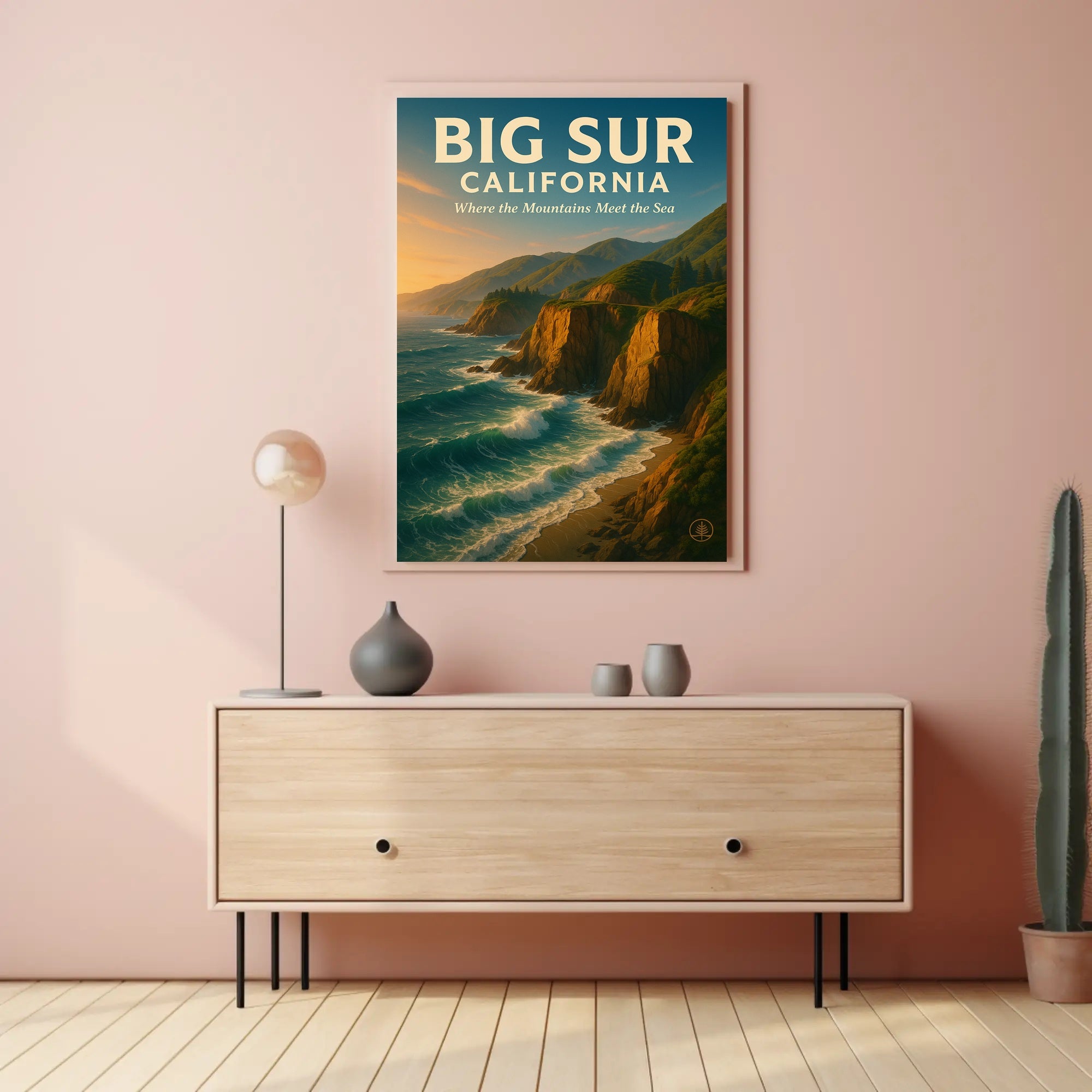 Big Sur California Poster PosterGoat