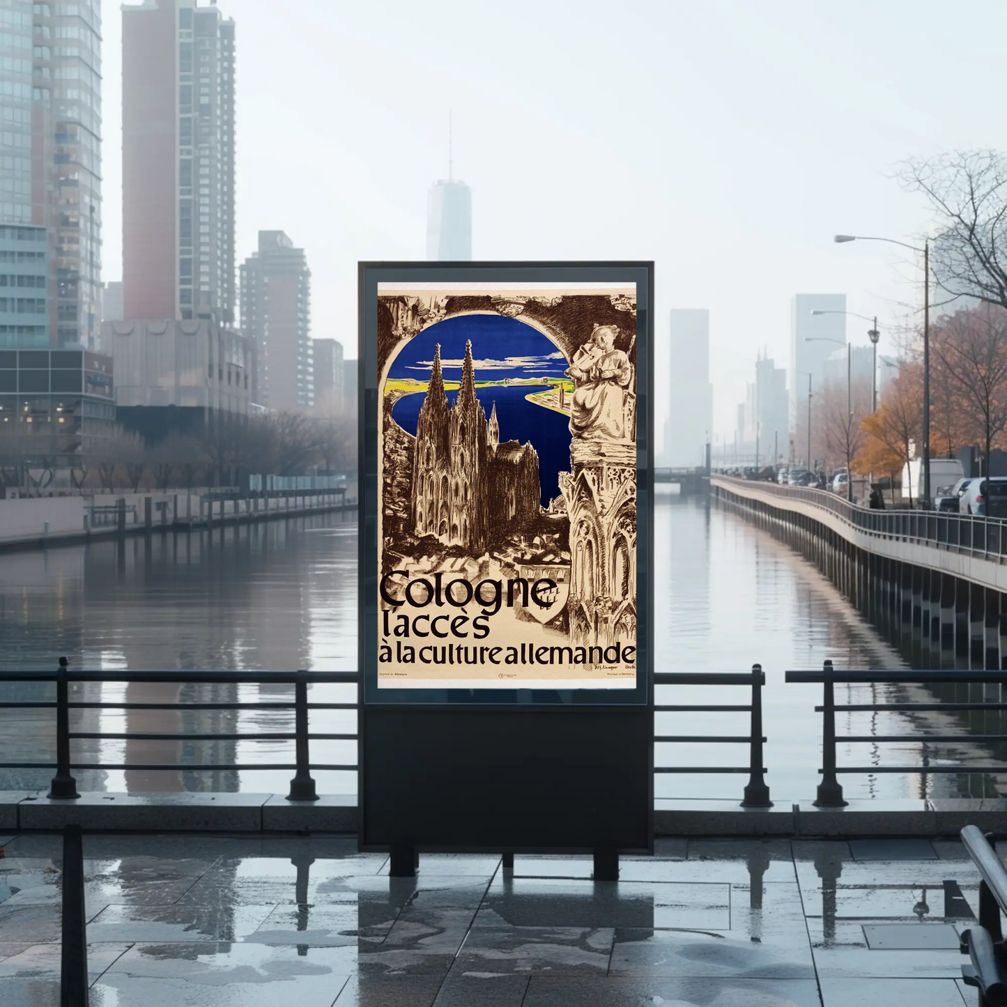 Cologne - Gateway to German Culture Poster