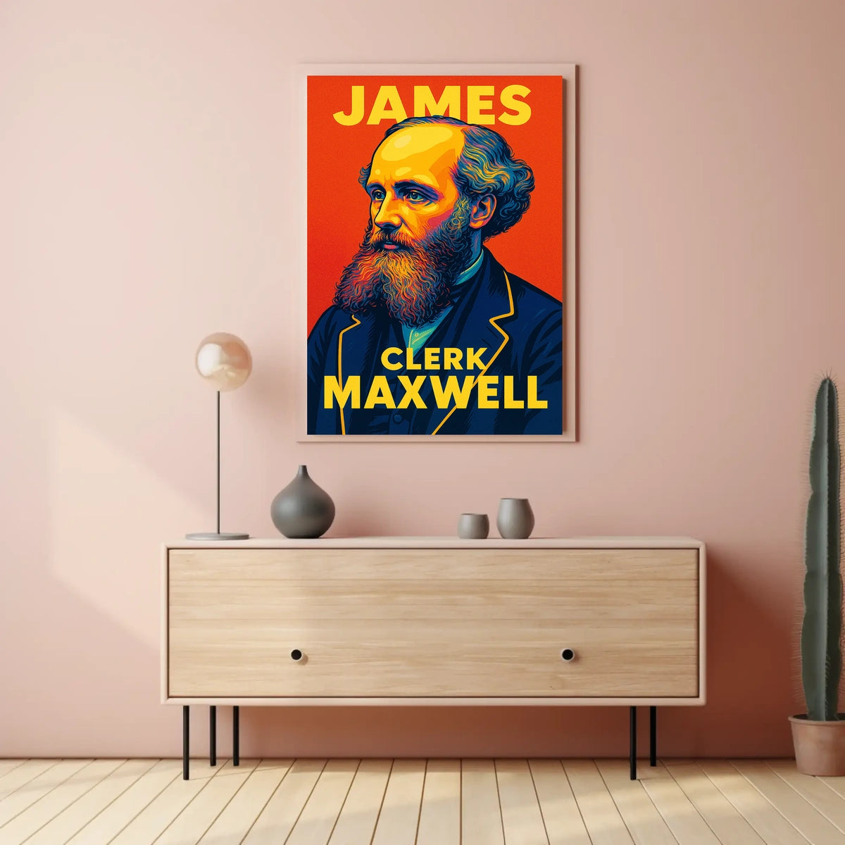 James Clerk Maxwell Poster