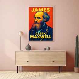 James Clerk Maxwell Poster