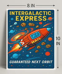 Intergalactic Express Poster PosterGoat