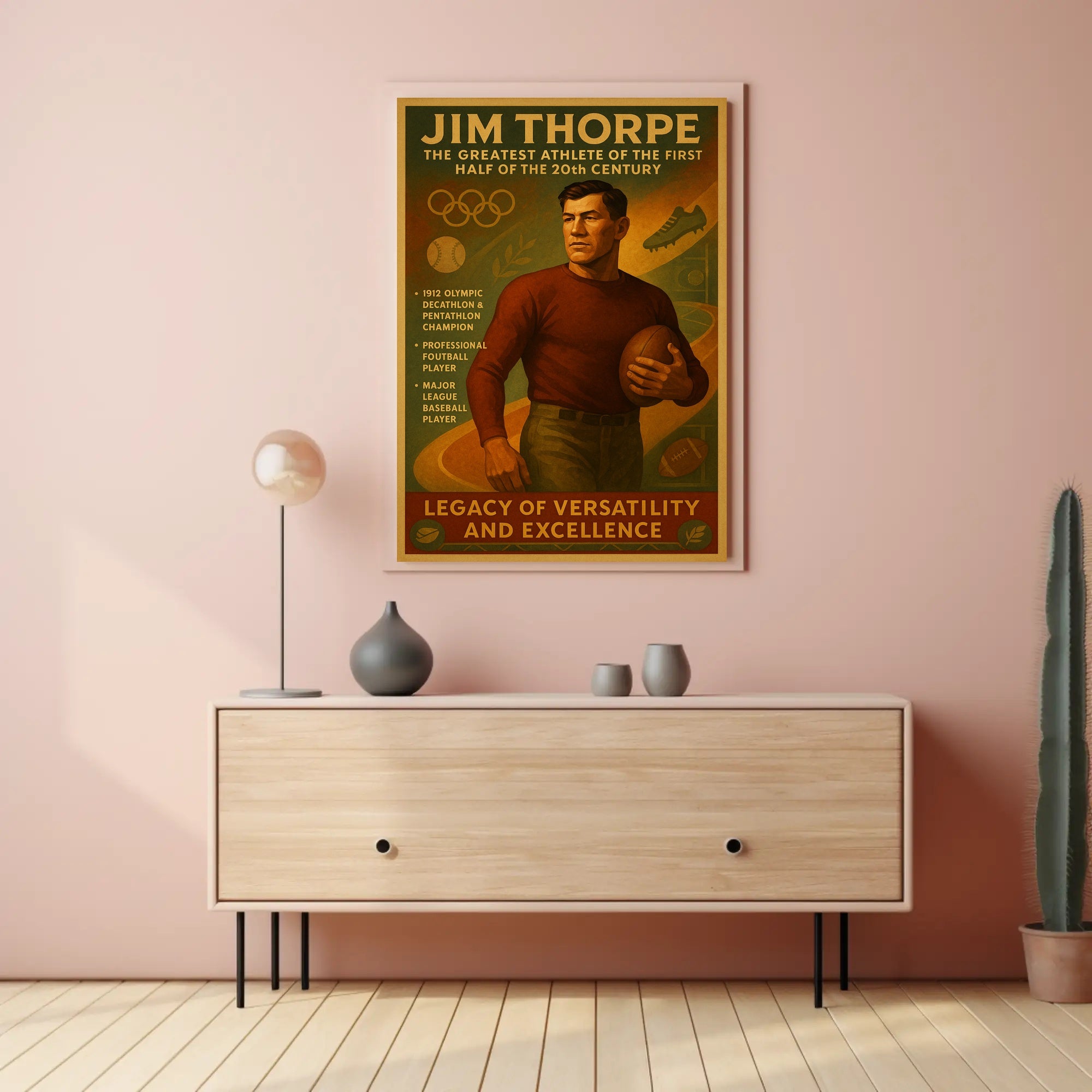 Jim Thorpe: A Sports Legacy Poster