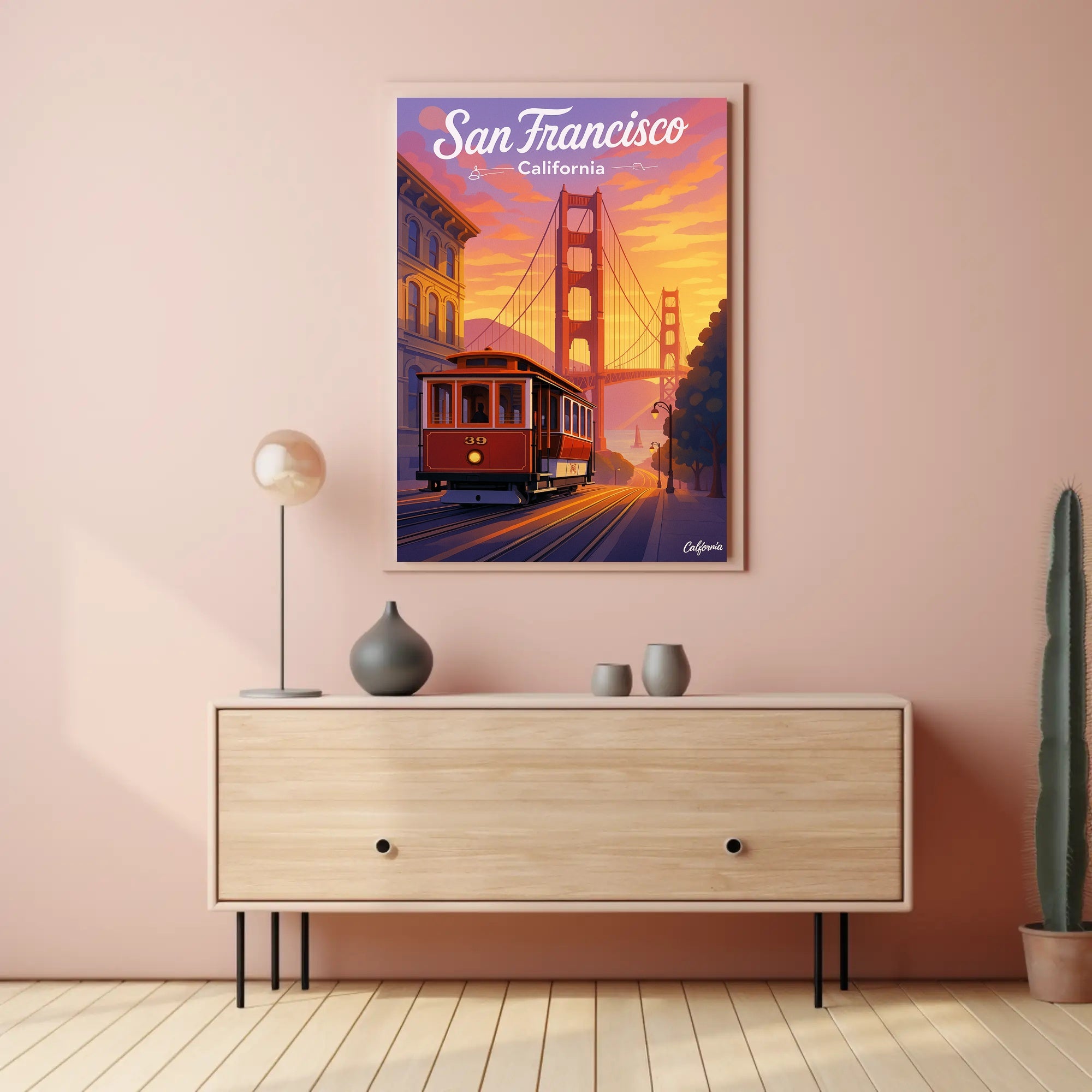 San Francisco California Dream Poster PosterGoat