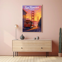 San Francisco California Dream Poster PosterGoat