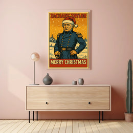 Zachary Taylor Merry Christmas Poster