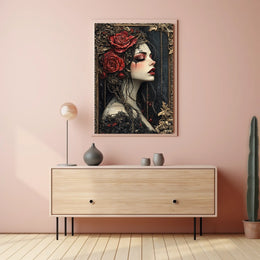 Victorian Gothic Romance Artistic Poster