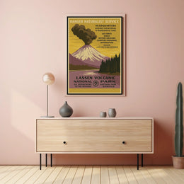 Lassen Volcanic National Park Ranger Service Poster