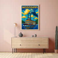 Mississippi Riverboat Adventure Poster