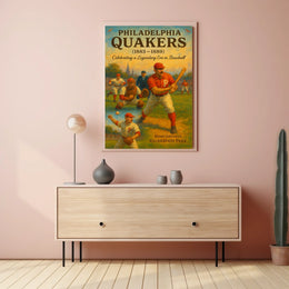 Philadelphia Quakers Baseball Era Poster