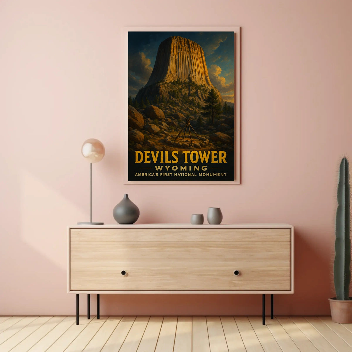 Devils Tower AmericaS First National Poster